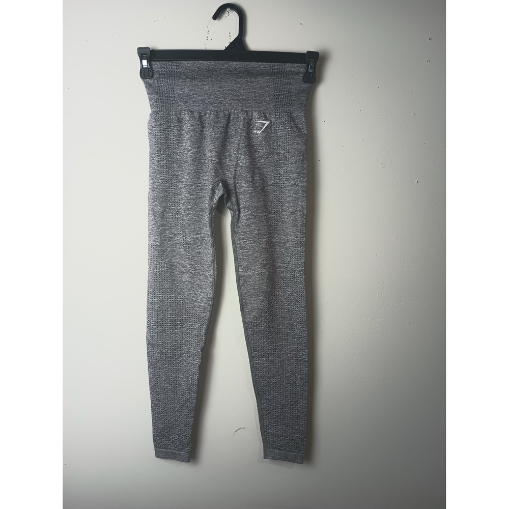Gymshark Vital Seamless Leggings Womens Small Grey Marl High Waisted‎ Yoga Gym